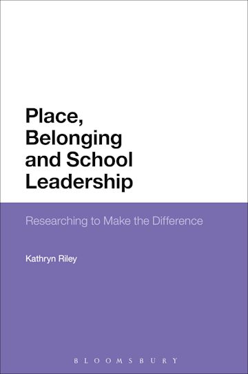 Place, Belonging and School Leadership cover