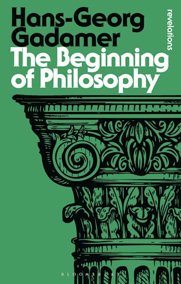 The Beginning of Philosophy cover