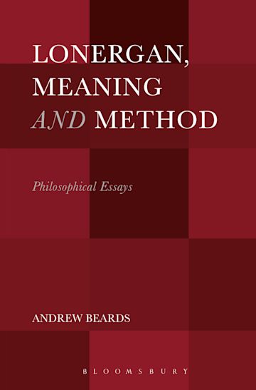 Lonergan, Meaning and Method cover