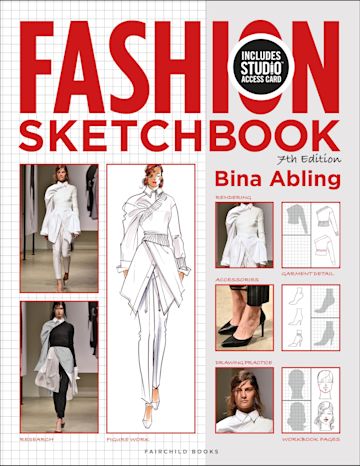 Fashion Sketchbook: Bundle Book + Studio Access Card: Bina Abling:  Fairchild Books
