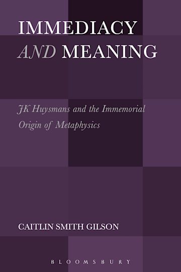 Immediacy and Meaning cover