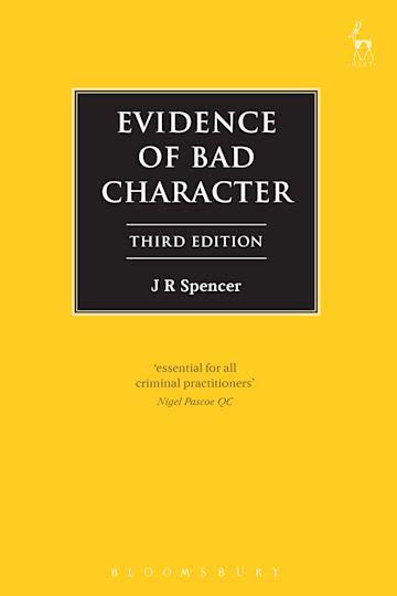 Evidence of Bad Character cover