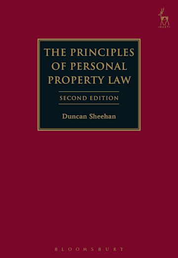 The Principles of Personal Property Law cover