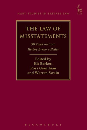 The Law of Misstatements cover