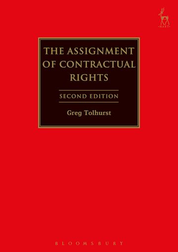 The Assignment of Contractual Rights cover