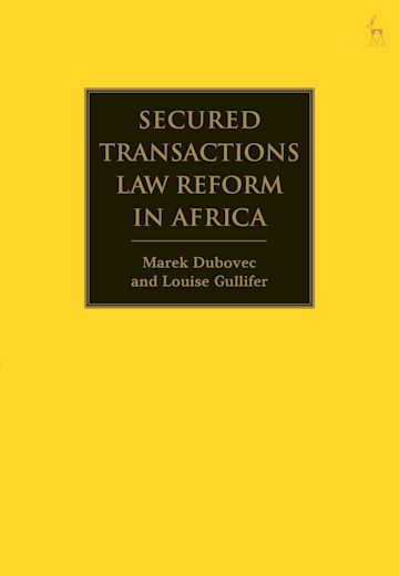 Secured Transactions Law Reform in Africa cover