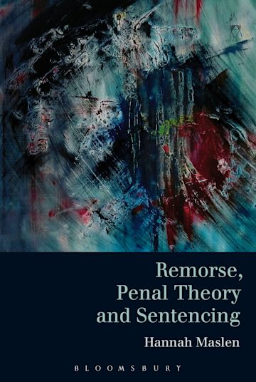 Remorse, Penal Theory and Sentencing cover