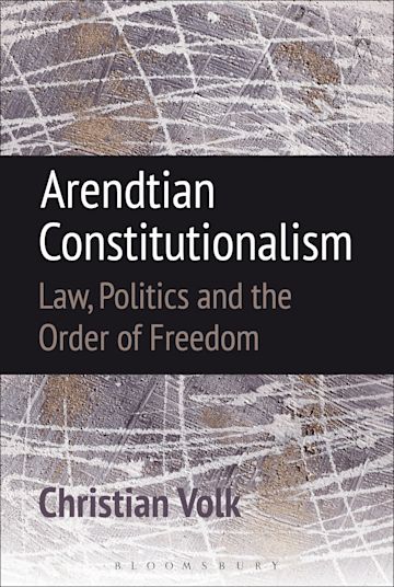 Arendtian Constitutionalism cover