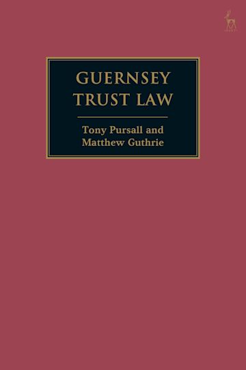 Guernsey Trust Law cover