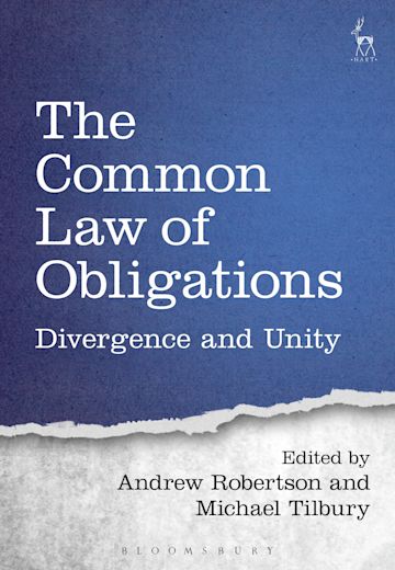 The Common Law of Obligations cover