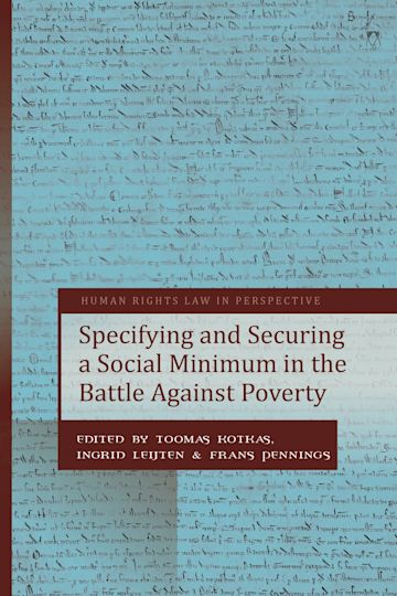 Specifying and Securing a Social Minimum in the Battle Against Poverty cover