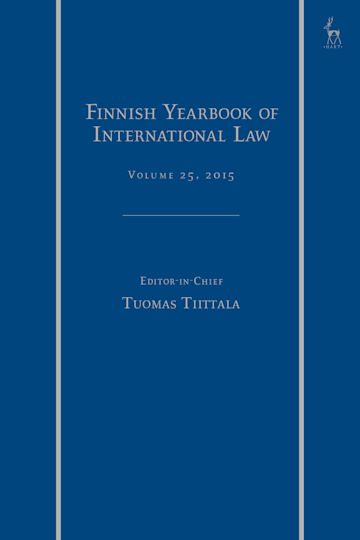 Finnish Yearbook of International Law, Volume 25, 2015 cover