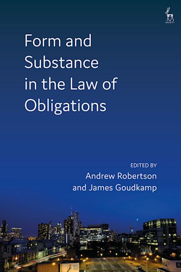 Form and Substance in the Law of Obligations cover