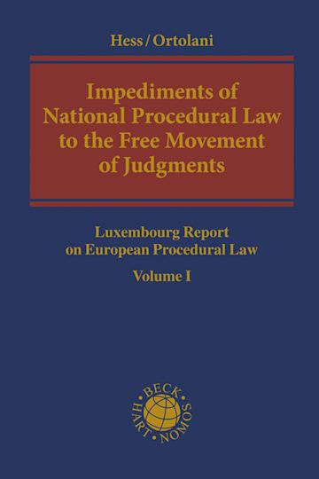Impediments of National Procedural Law to  the Free Movement of Judgments cover