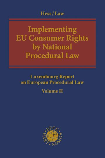 Implementing  EU Consumer Rights by National Procedural Law cover