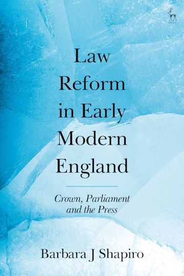 Law Reform in Early Modern England cover
