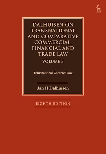 Dalhuisen on Transnational and Comparative Commercial, Financial and Trade Law Volume 3 cover