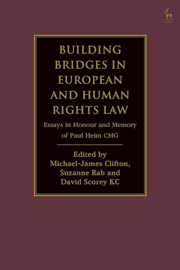 Building Bridges in European and Human Rights Law cover