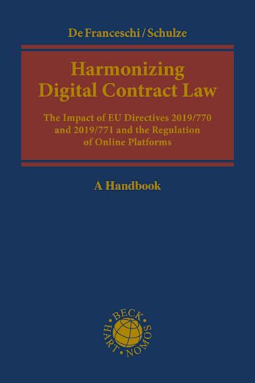 Harmonizing Digital Contract Law cover