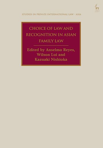 Choice of Law and Recognition in Asian Family Law cover