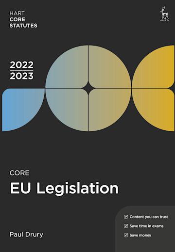 Core EU Legislation 2022-23 cover