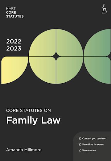 Core Statutes on Family Law 2022-23 cover