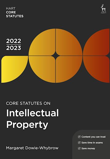 Core Statutes on Intellectual Property 2022-23 cover