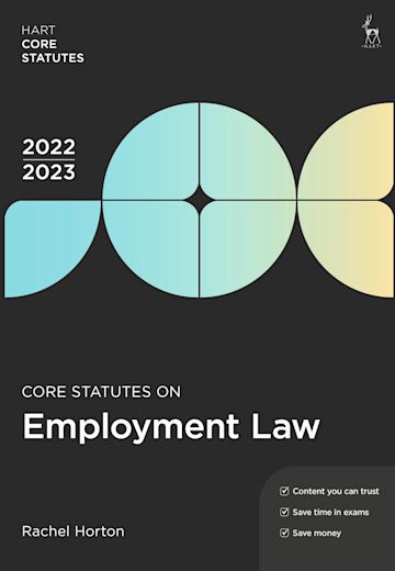 Core Statutes on Employment Law 2022-23 cover