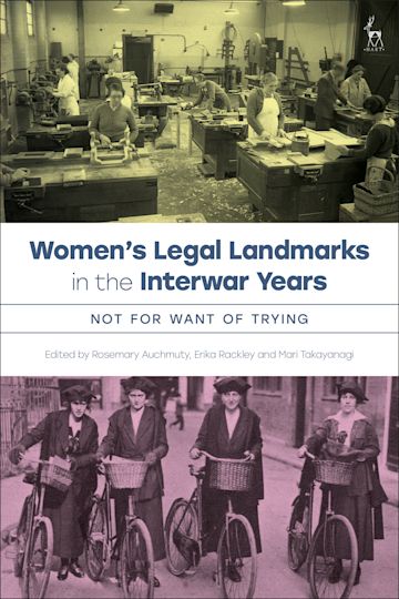 Women’s Legal Landmarks in the Interwar Years cover