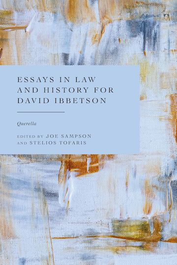 Essays in Law and History for David Ibbetson cover