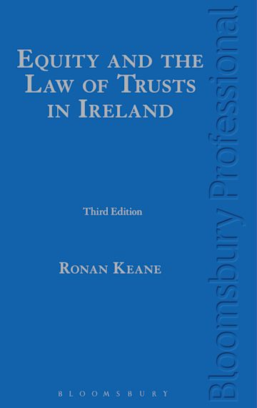 Equity and the Law of Trusts in Ireland cover