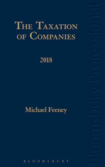 The Taxation of Companies 2018 cover