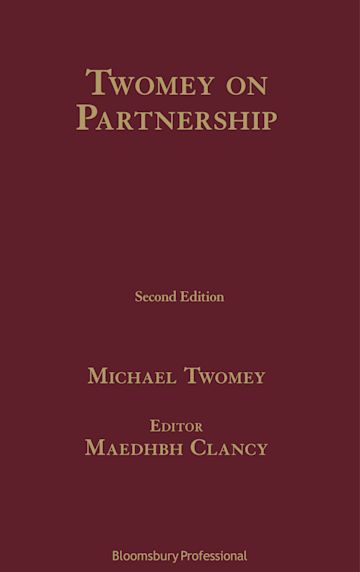 Twomey on Partnership cover