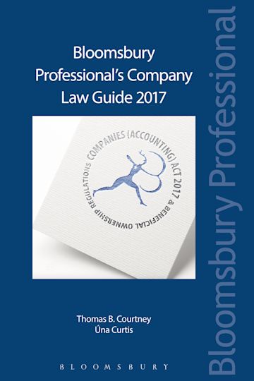 Bloomsbury Professional's Company Law Guide 2017 cover