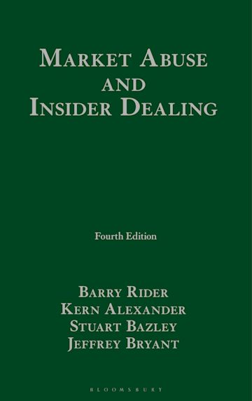 Market Abuse and Insider Dealing cover