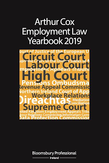 Arthur Cox Employment Law Yearbook 2019 cover