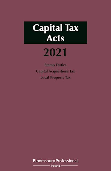 Capital Tax Acts 2021 cover