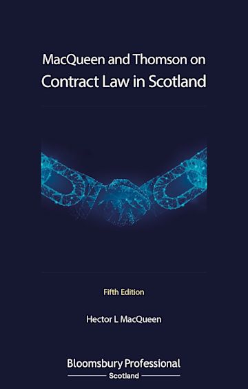 MacQueen and Thomson Contract Law in Scotland cover