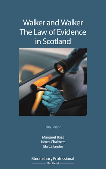 Walker and Walker: The Law of Evidence in Scotland cover