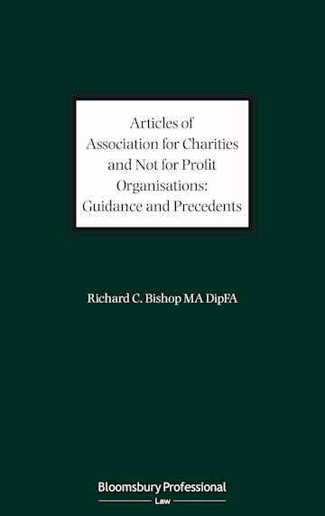 Articles of Association for Charities and Not for Profit Organisations: Guidance and Precedents cover