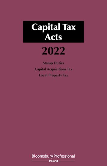 Capital Tax Acts 2022 cover