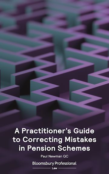 A Practitioner’s Guide to Correcting Mistakes in Pension Schemes cover