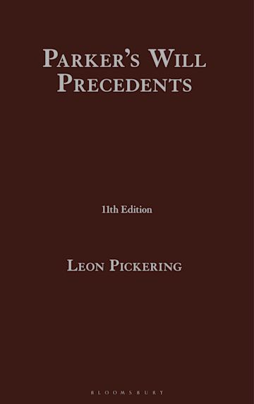 Parker’s Will Precedents cover