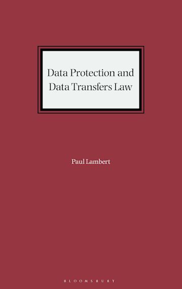 Data Protection and Data Transfers Law cover