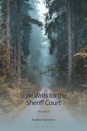 Style Writs for the Sheriff Court cover