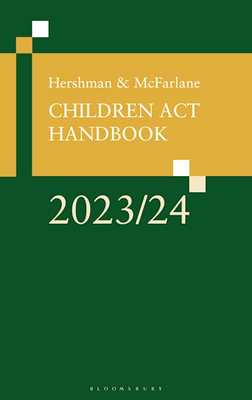 Hershman and McFarlane: Children Act Handbook 2023/24 cover