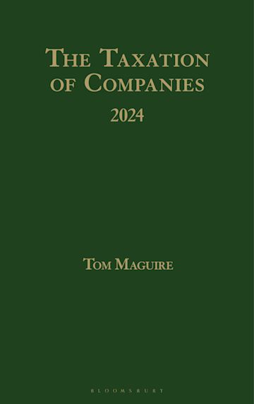 The Taxation of Companies 2024 cover