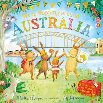 We're Hopping Around Australia cover