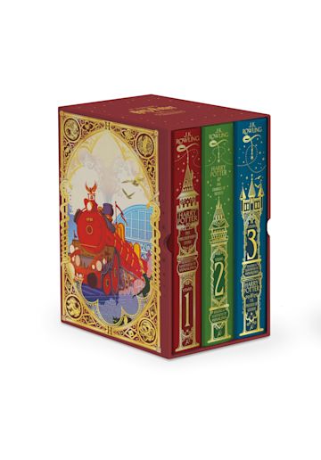 Harry Potter 1-3 Box Set: MinaLima Edition cover