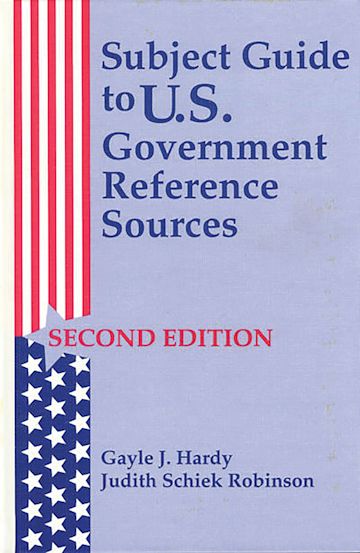 Subject Guide to U.S. Government Reference Sources cover